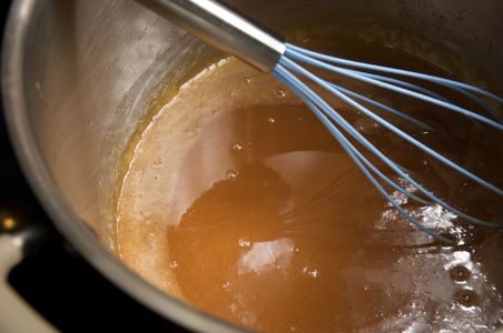 Caramel Sauce: Add Whipping Cream