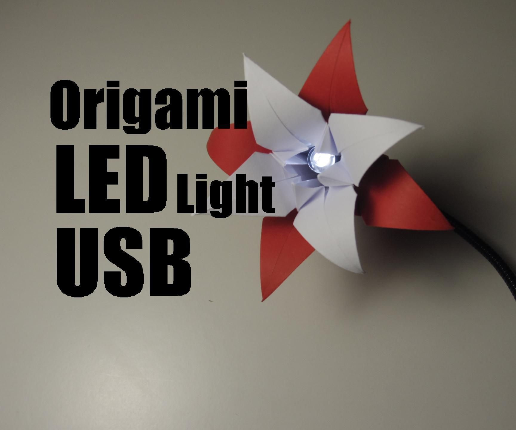 Origami LED Light Lamp USB
