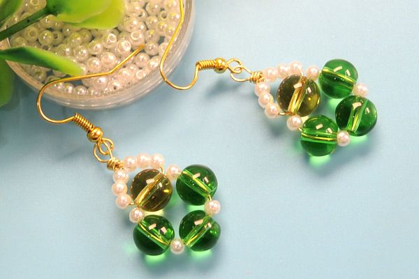 Beebeecraft Tutorials on How to Make Earrings With Glass Beads and ...