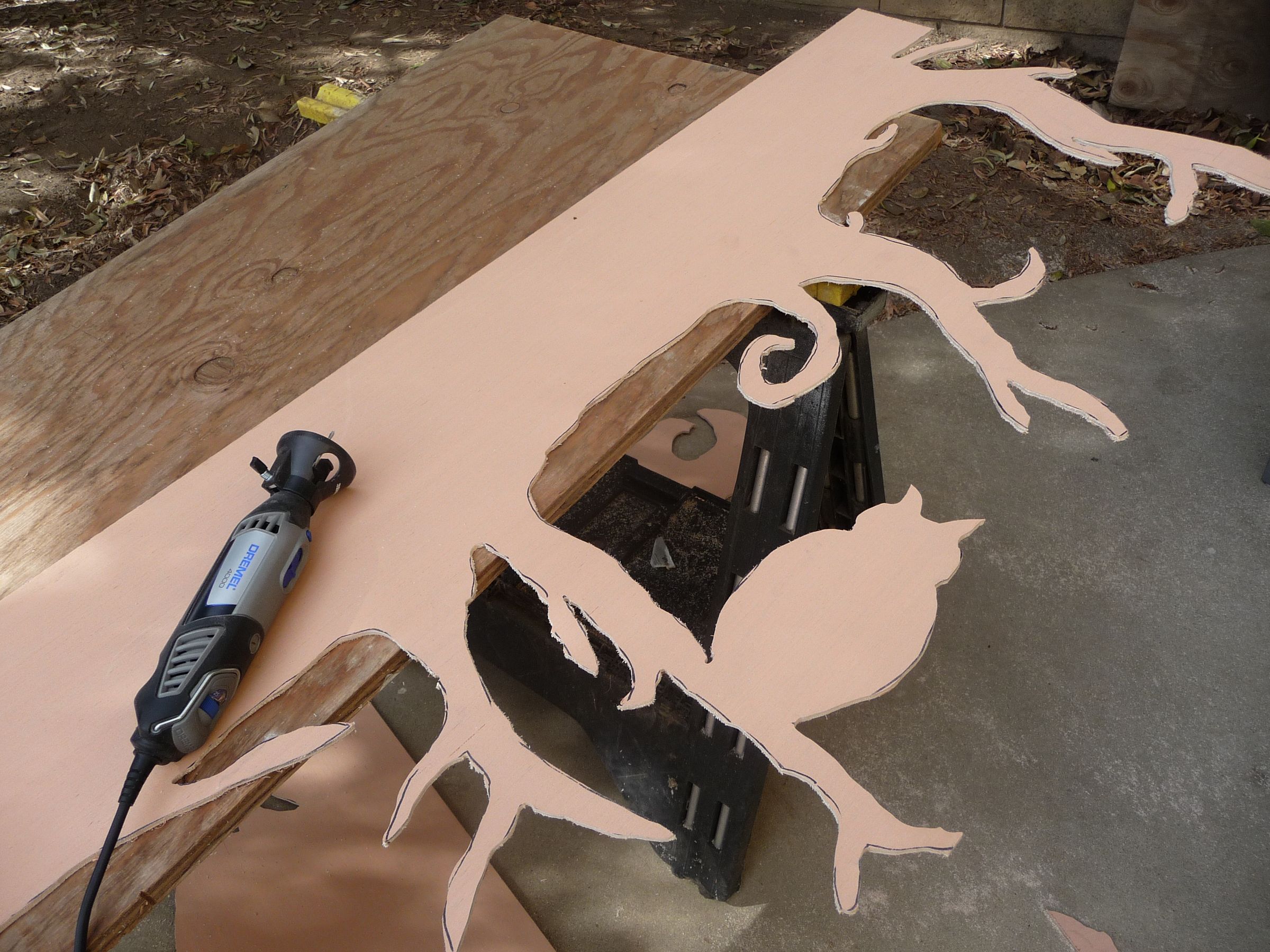 Halloween Garage Door Silhouette : 6 Steps (with Pictures) - Instructables