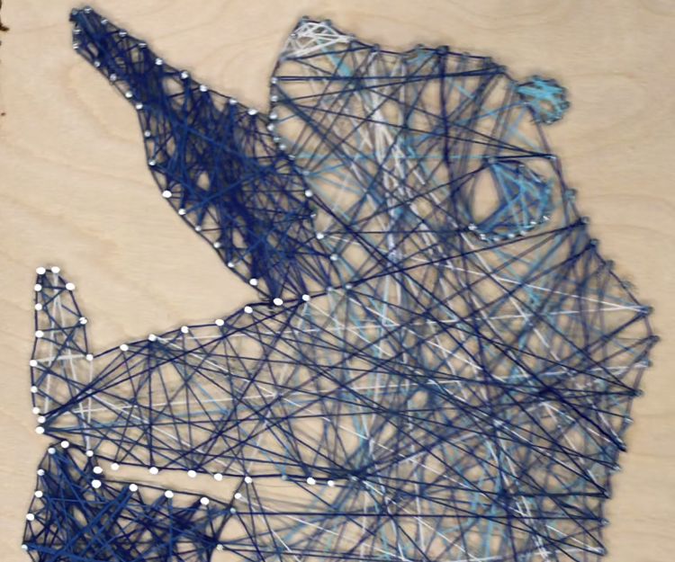 How to Nail String Art