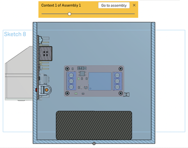 CAD Model for Fingerprint Lock Box