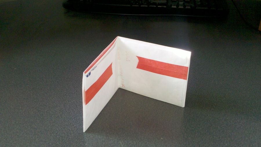 No Glue, No Tape, No Sew, Tyvek Wallet
