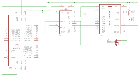 Building the Shift Register LCD Controller