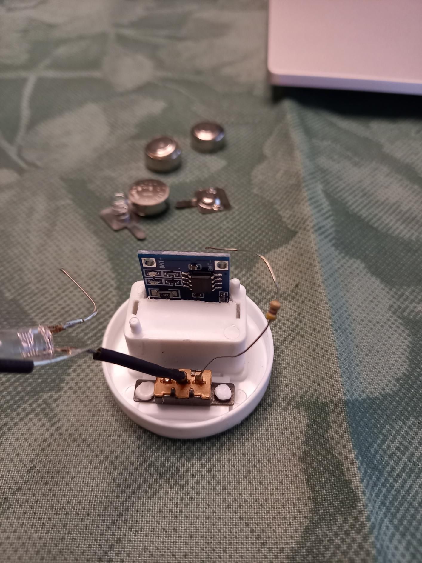 Convert Batterypowered Night Light to Rechargable 5 Steps (with Pictures) Instructables