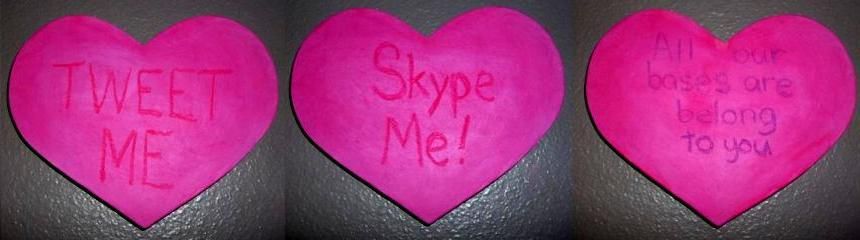 Chalkboard Conversation Heart