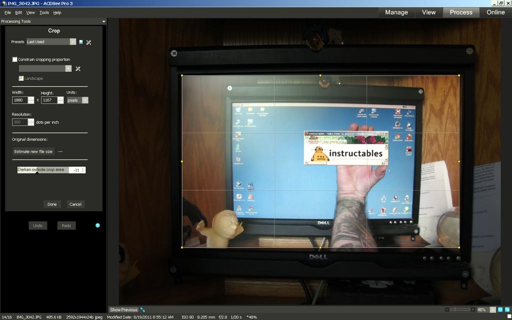 Computer Screen Tricks Transparent Monitor Trick