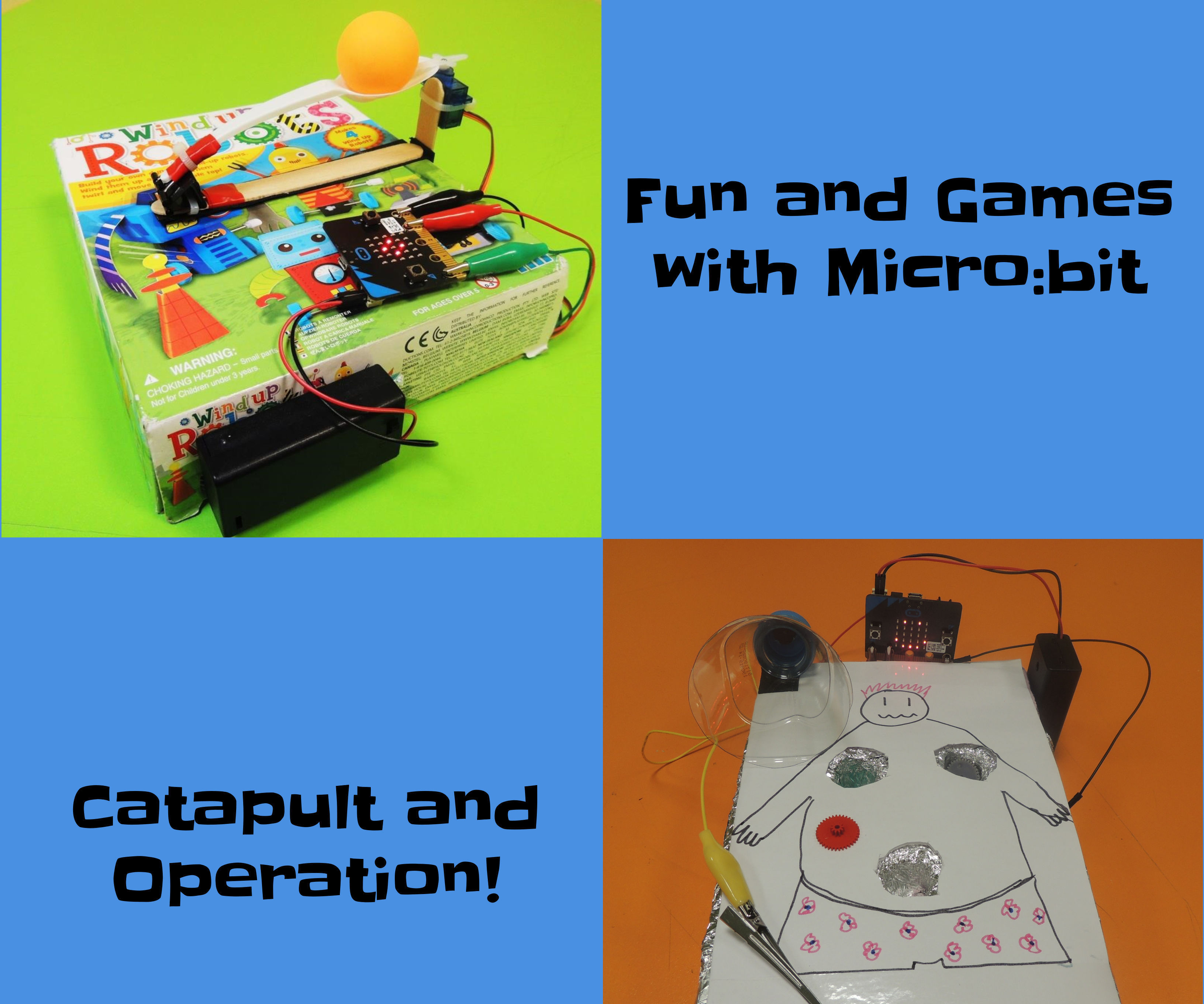 Fun and Games With Micro:bit: Catapult and Operation!