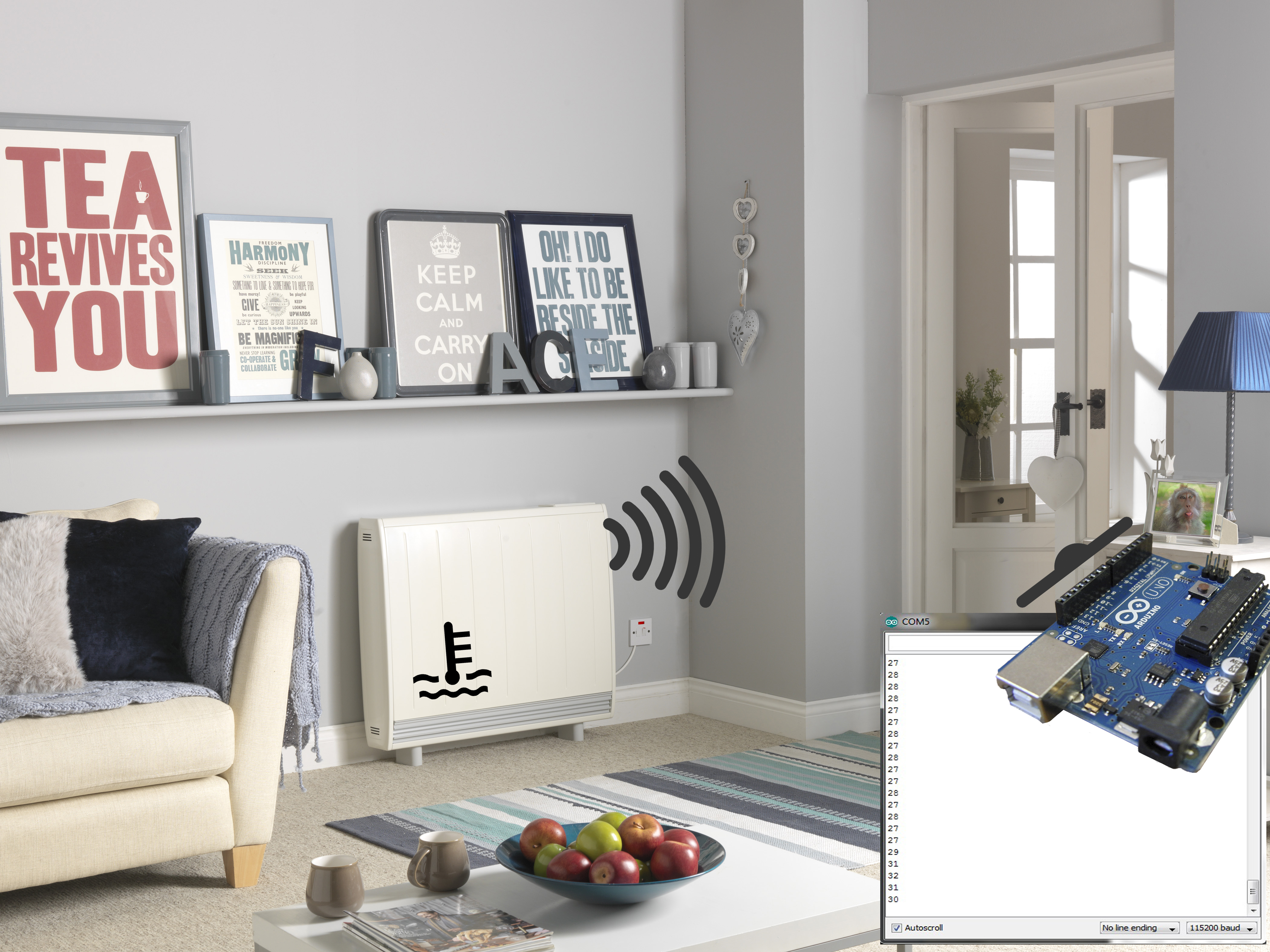 IR Wireless Temperature Sensor With ATtiny85