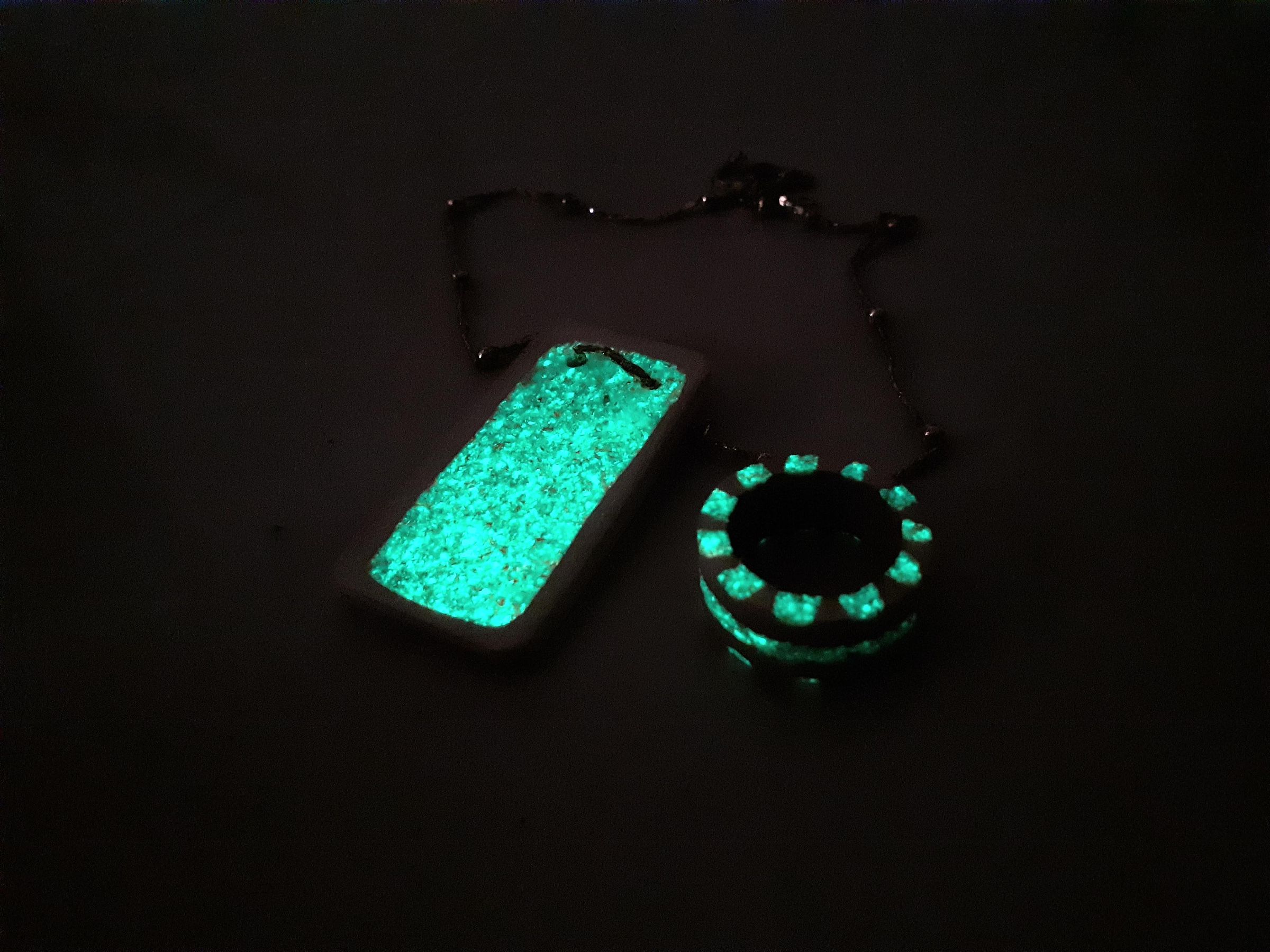 Glow in Dark Ring & Pendant