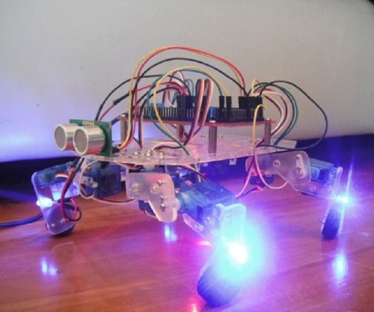 Speech Controlled Quadropod