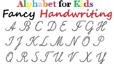 Fancy Handwriting for Kids