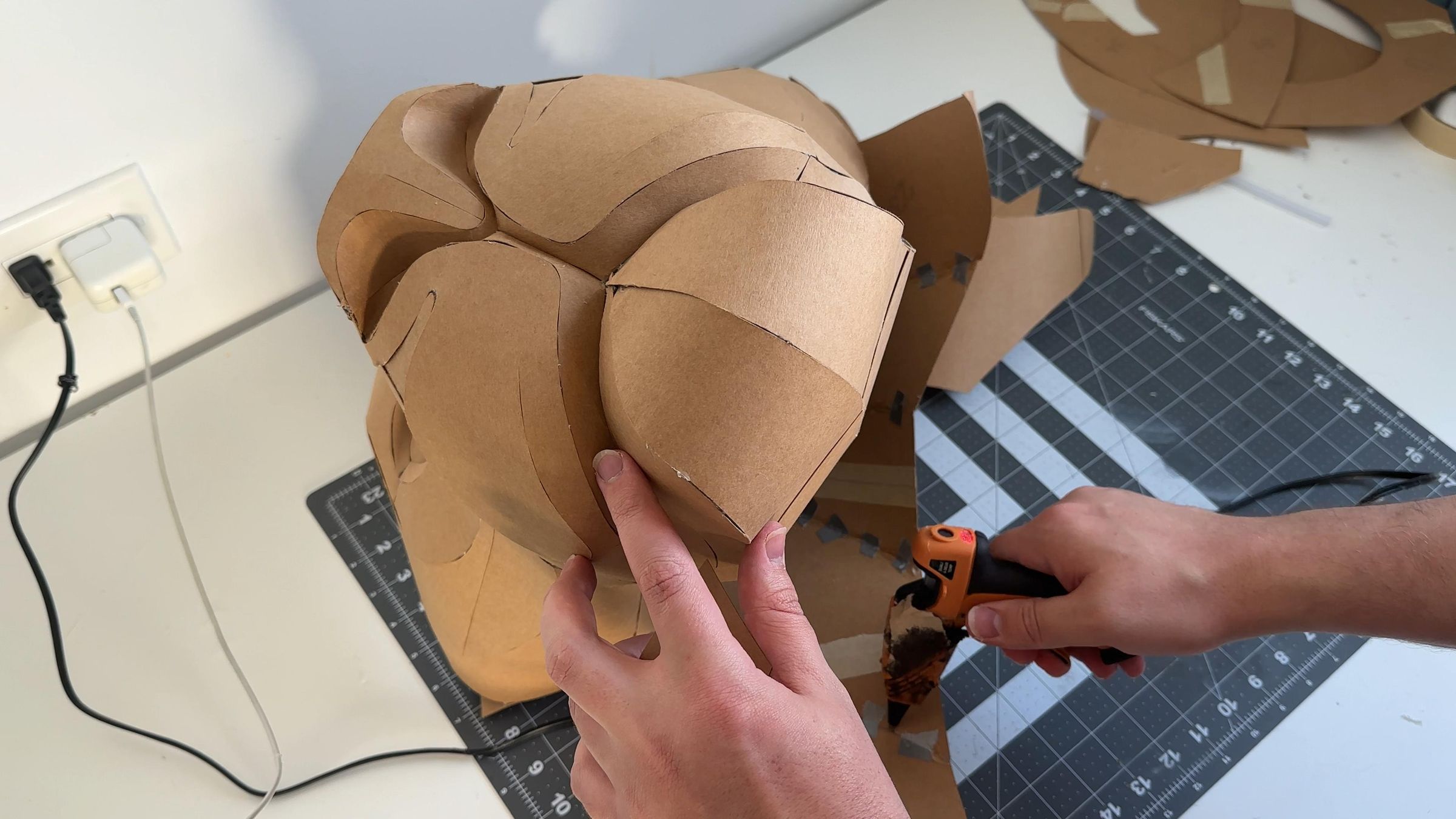 Secure With Hot Glue