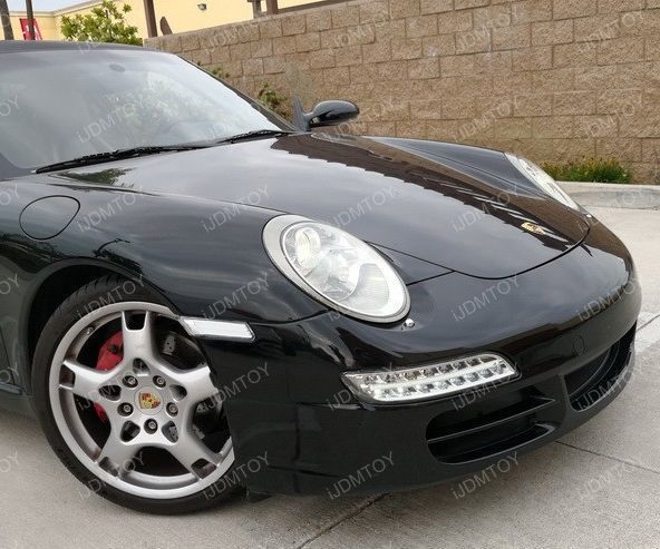Install Xenon White LED Sidemarker Lamps on Porsche 911 etc.