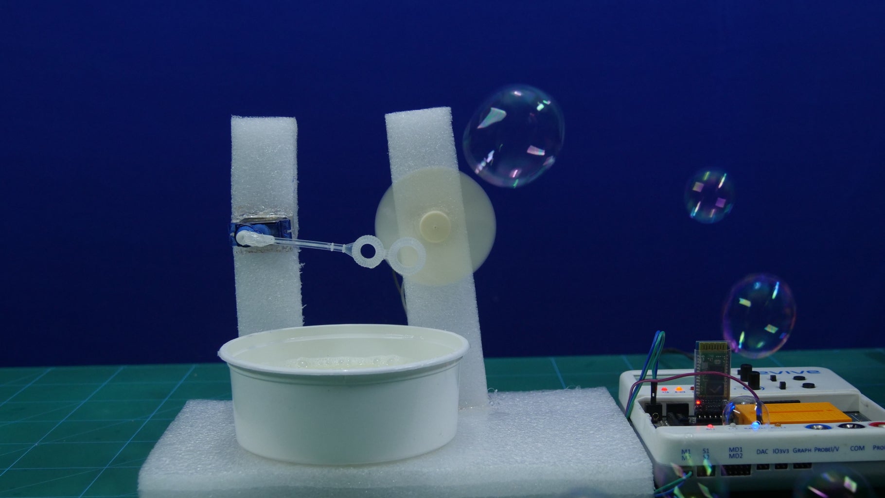 Smartphone Controlled Bubble Blower Using Arduino : 8 Steps (with ...