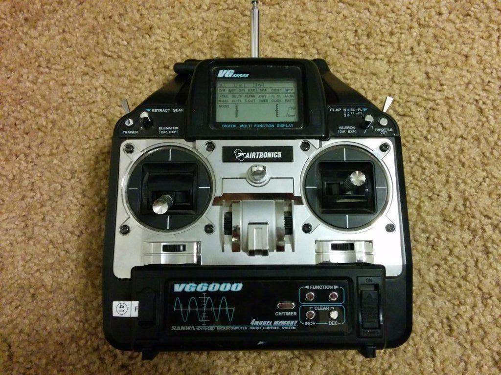 モード2 PCM9X2 72MHz TX•RX 72 MHz to 2.4 GHz RC Radio Conversion : 10 Steps (with