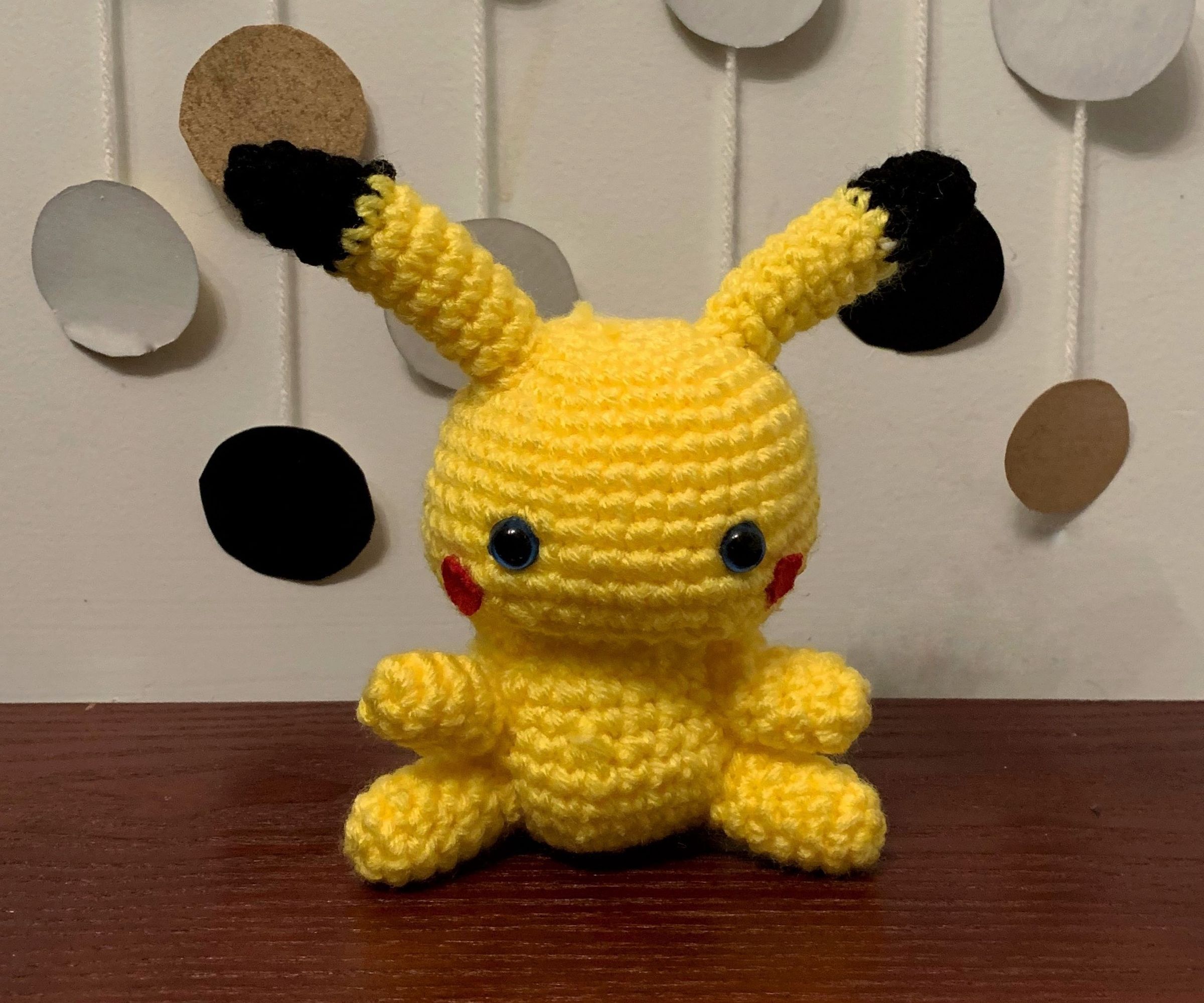 Crochet Pikachu Toy