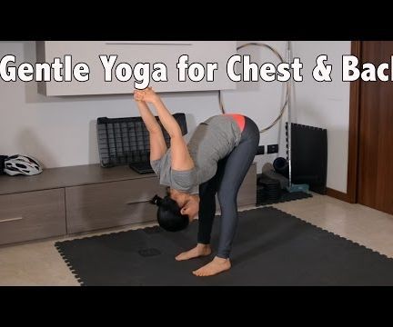 10 Min Gentle Yoga Stretch for Chest & Back 