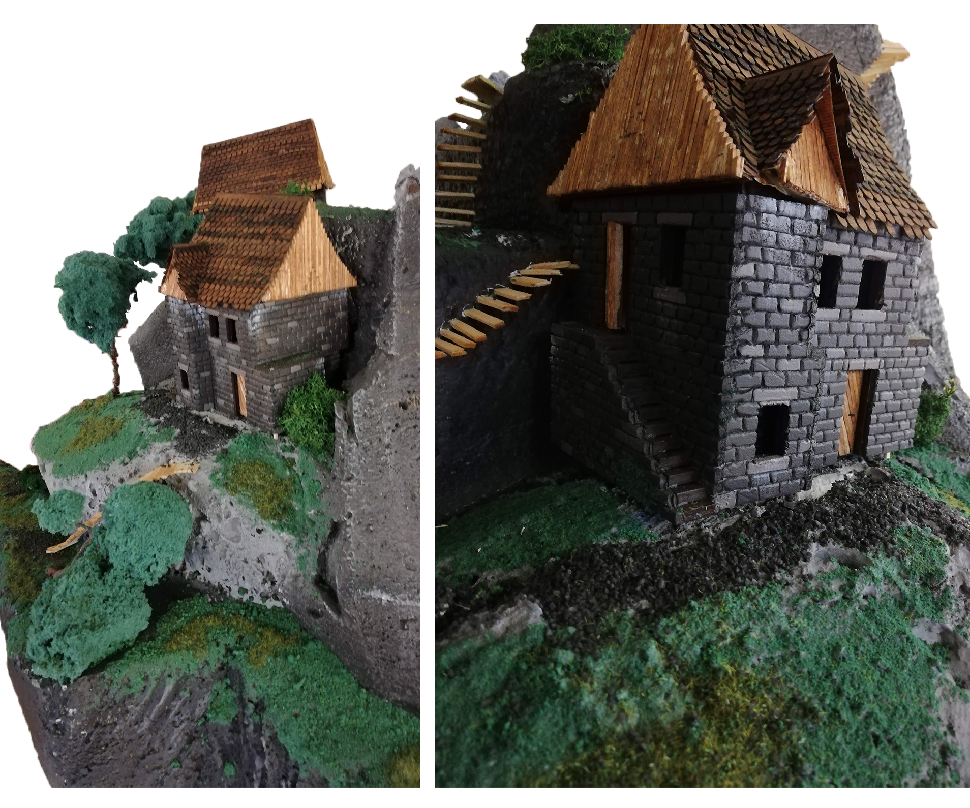 Modular Miniature House Frame Parts