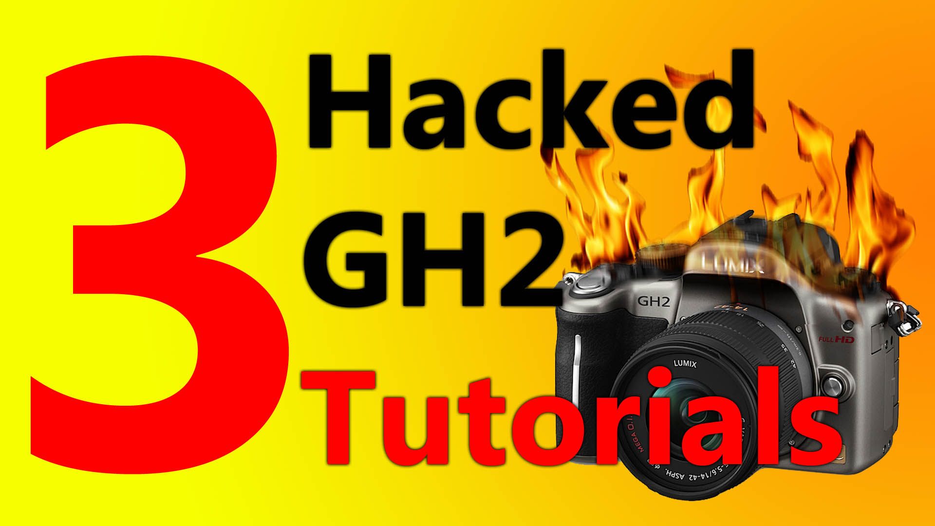 3. Hacked Panasonic GH2 Tutorial Series - Testing Settings