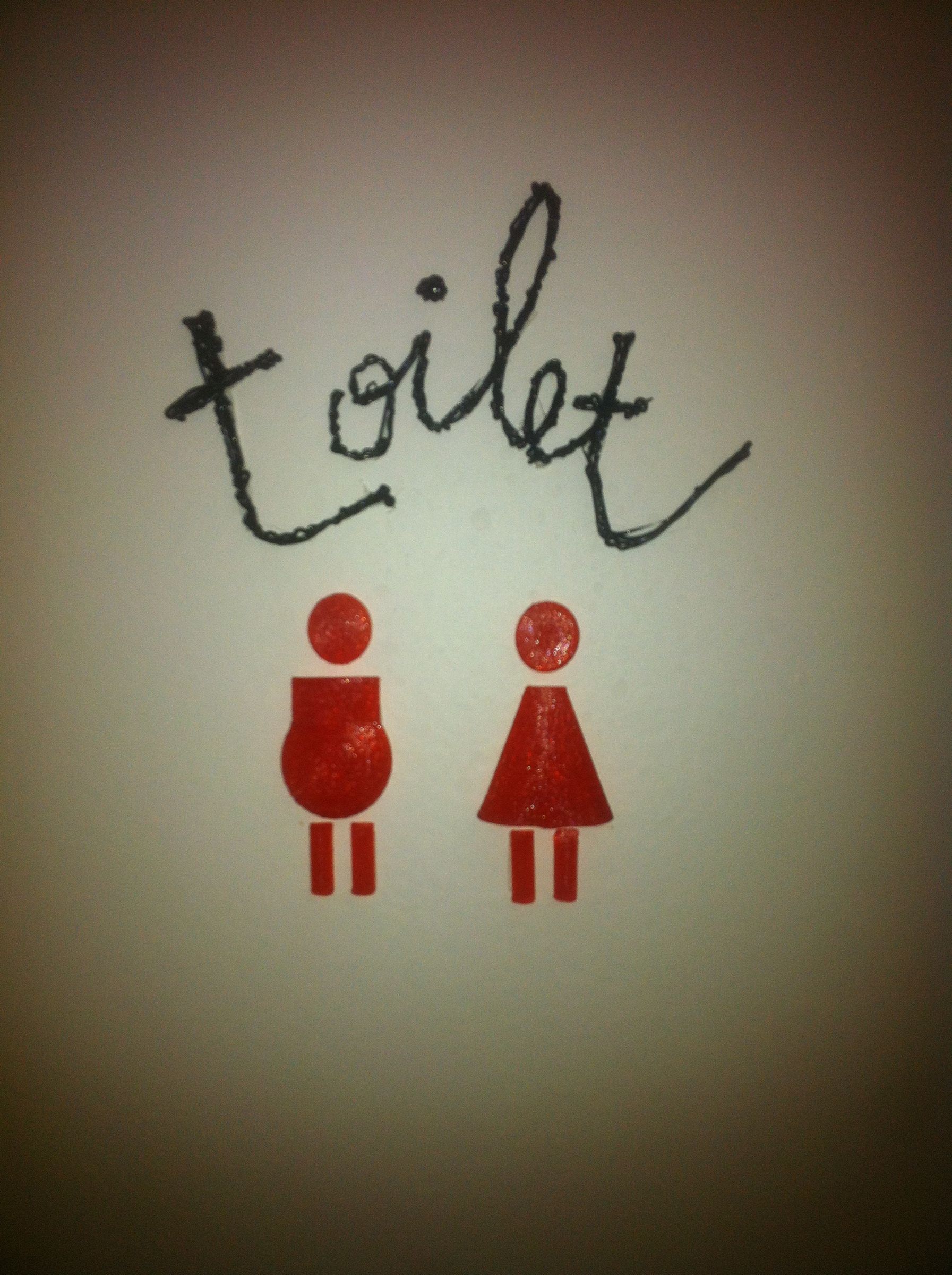 CHUB´S TOILET SIGNAGE
