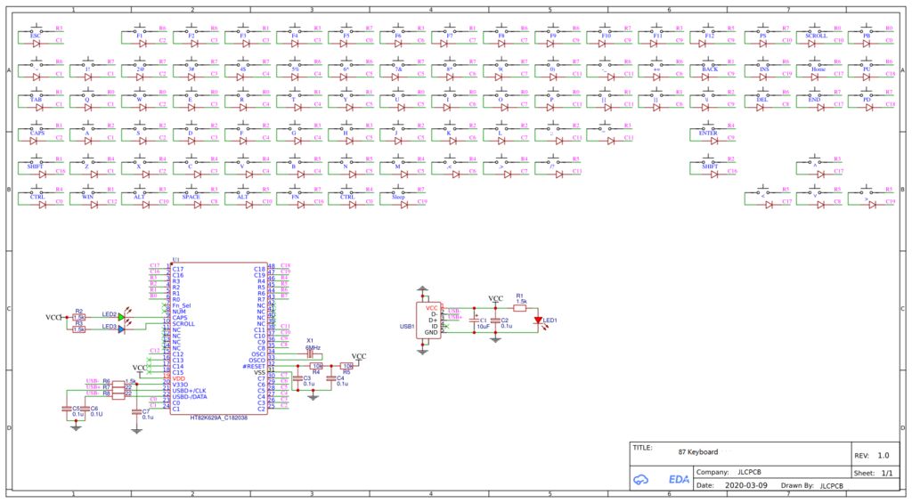 鍵盤楽器 LA Circuits EM-601 Technicolor Above Top Secret (ATS808) PCB Set | Compare to Vemuram