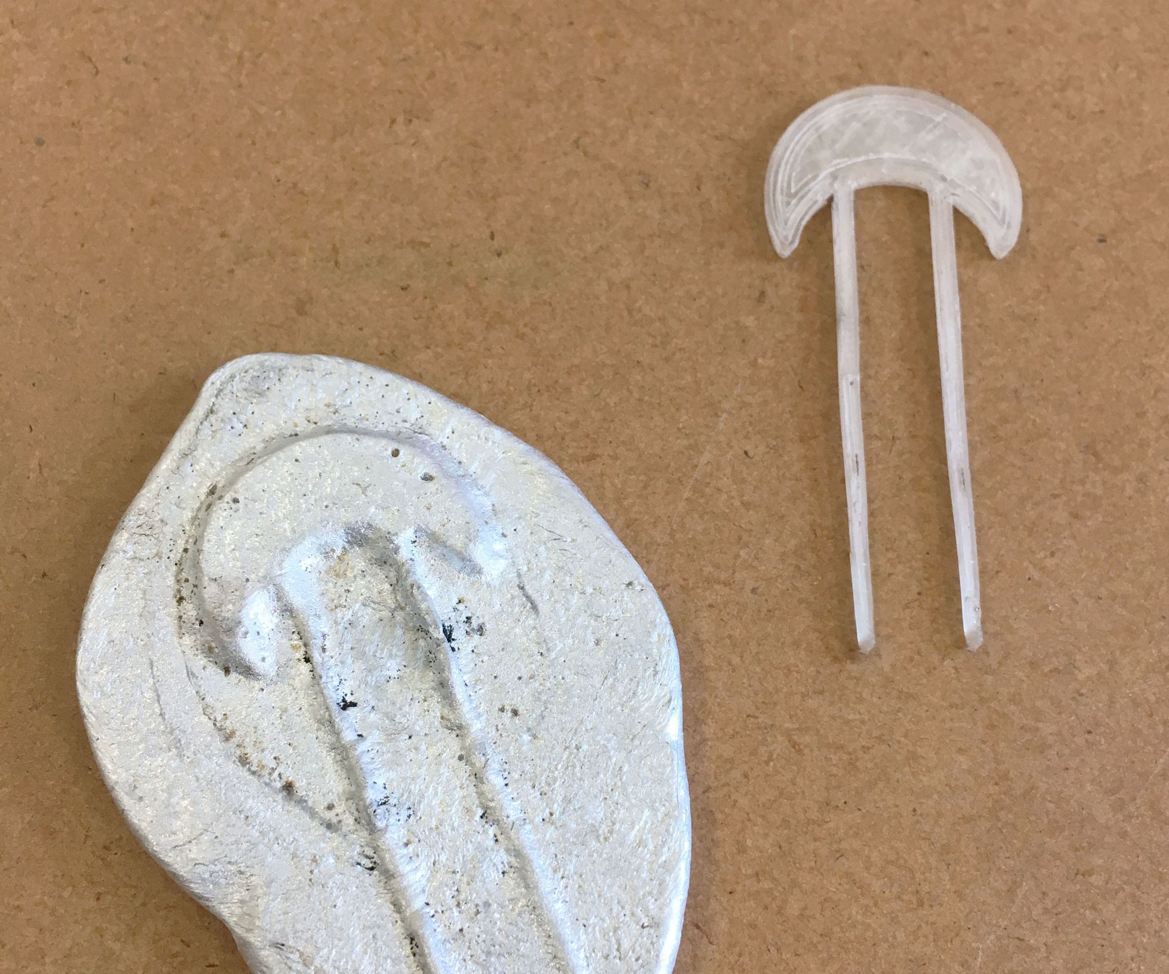 Moon Hairpin - Metal Casting 