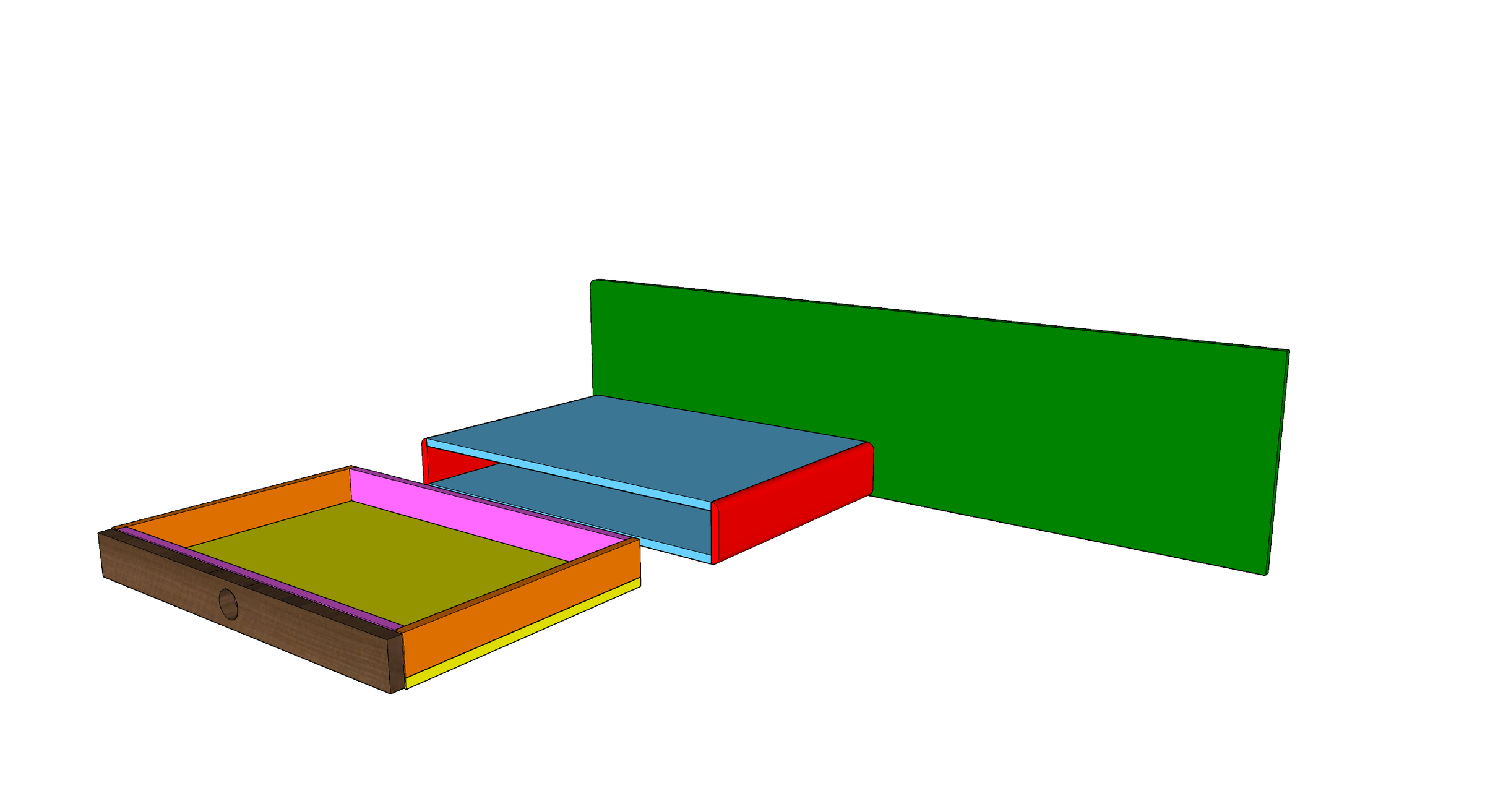 DIY Mid Century Modern Standing / Floating Desk 10 Steps (with