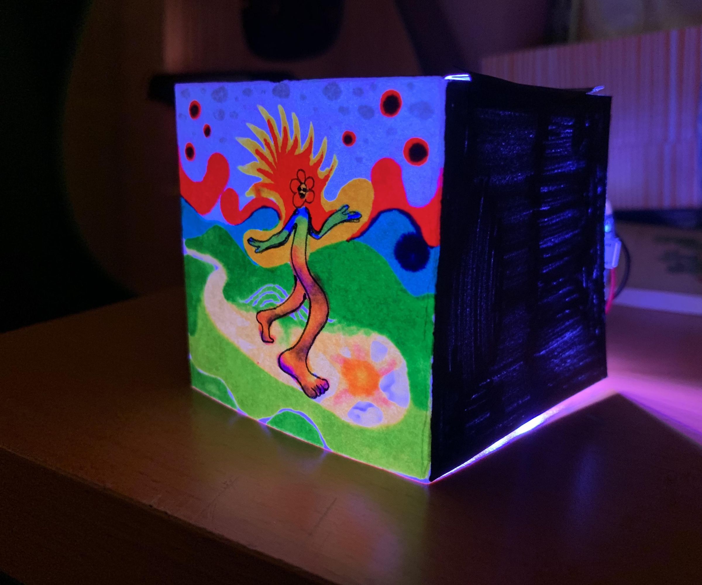 Clap Light That Illuminates Drawing Using CPX & Makecode