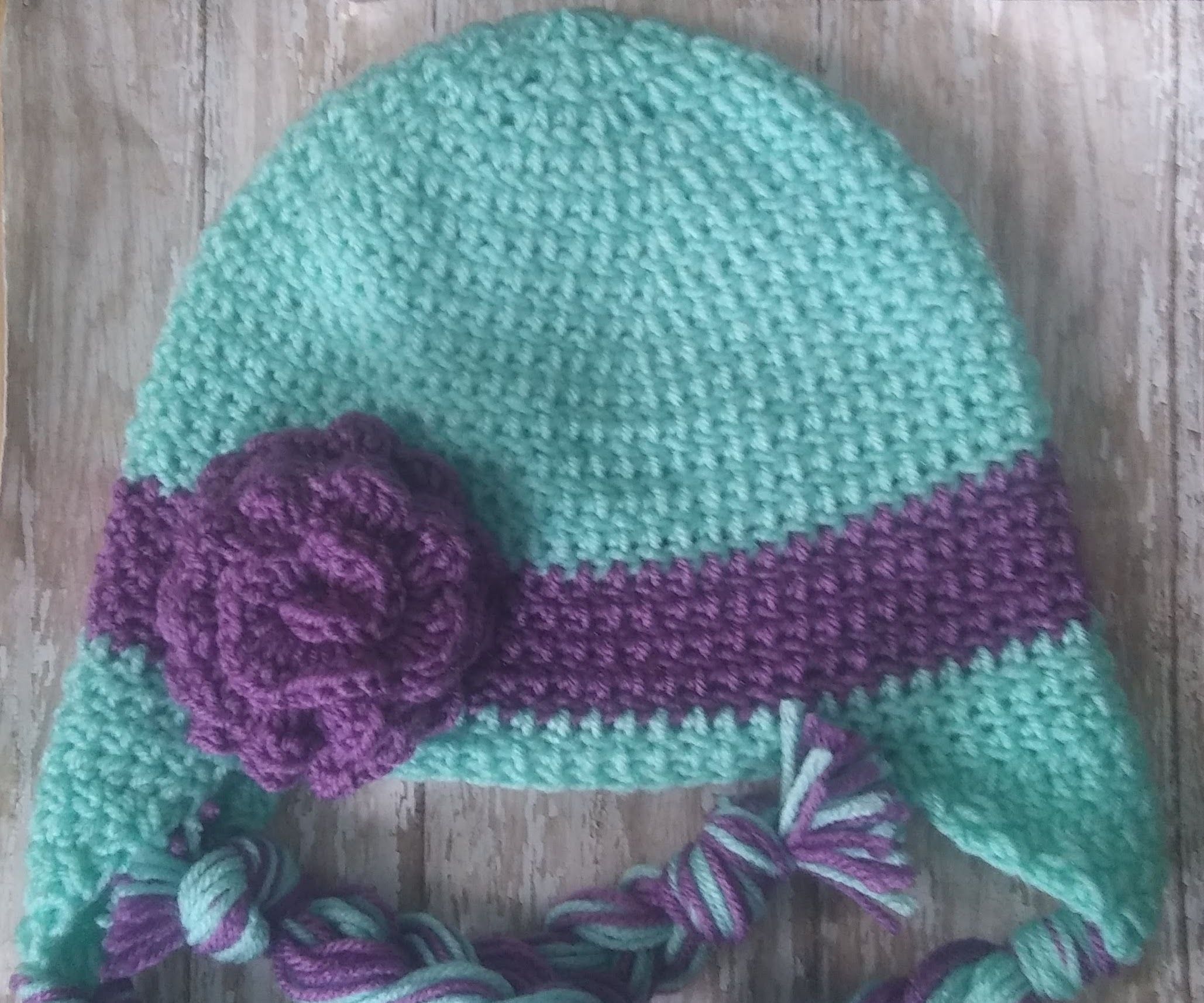 Crochet Flower Hat