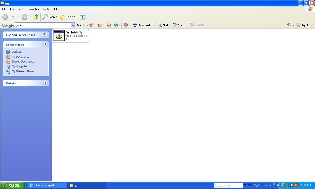 Basic Batch Files