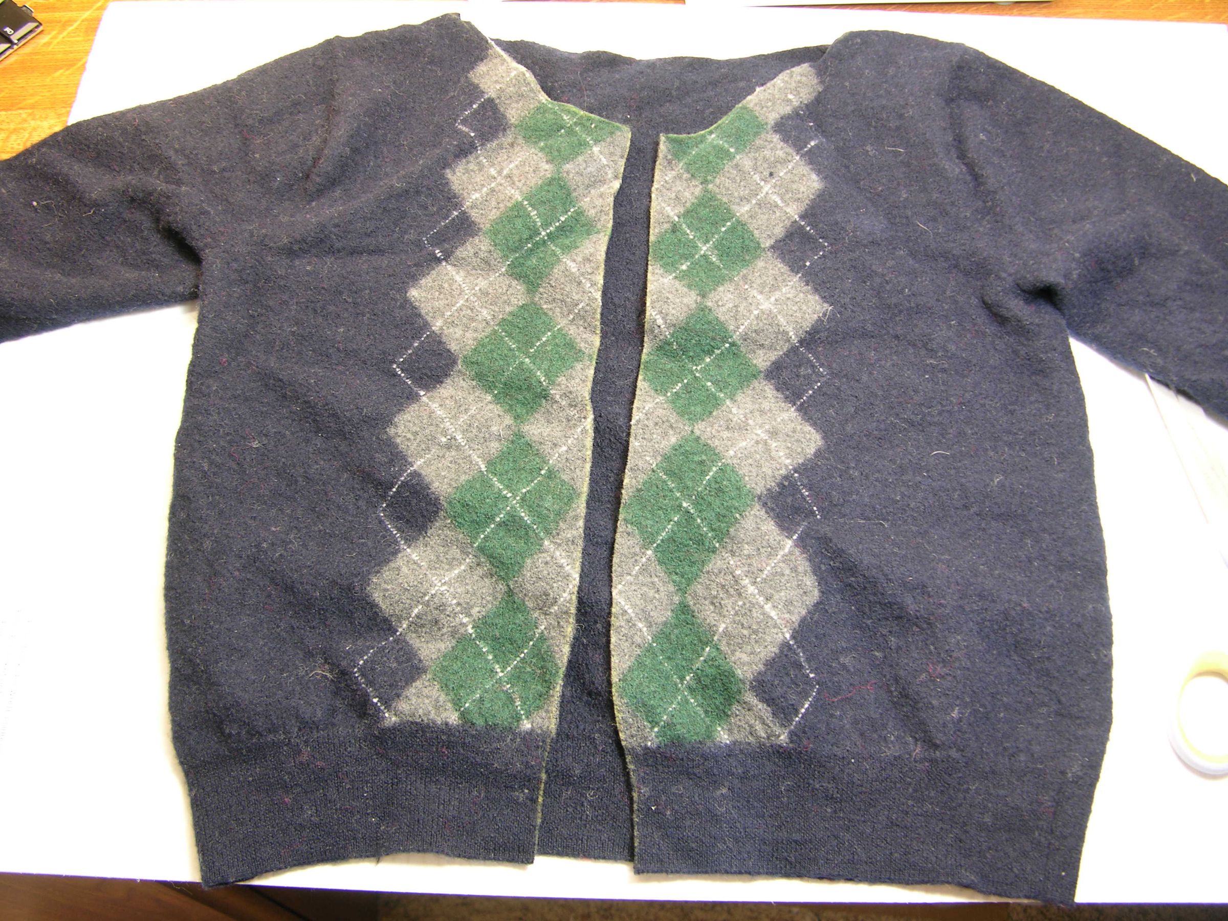 Reinvented Children Elf Sweater Coat 6 Steps Instructables