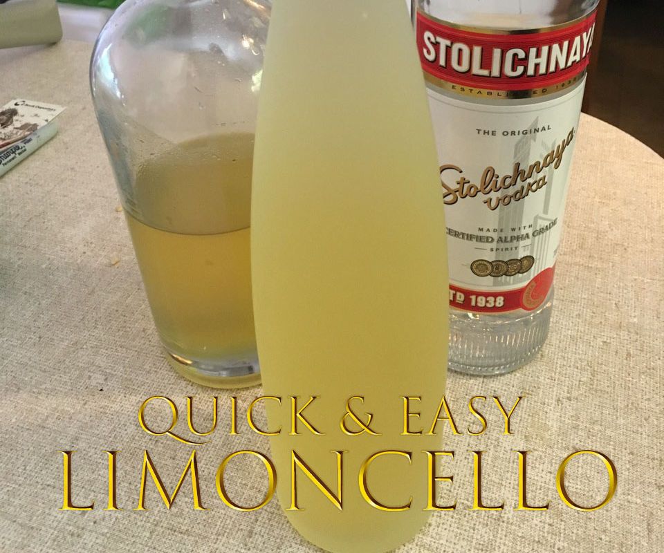 Quick and Easy Limoncello 