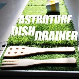Astroturf Dish Drainer