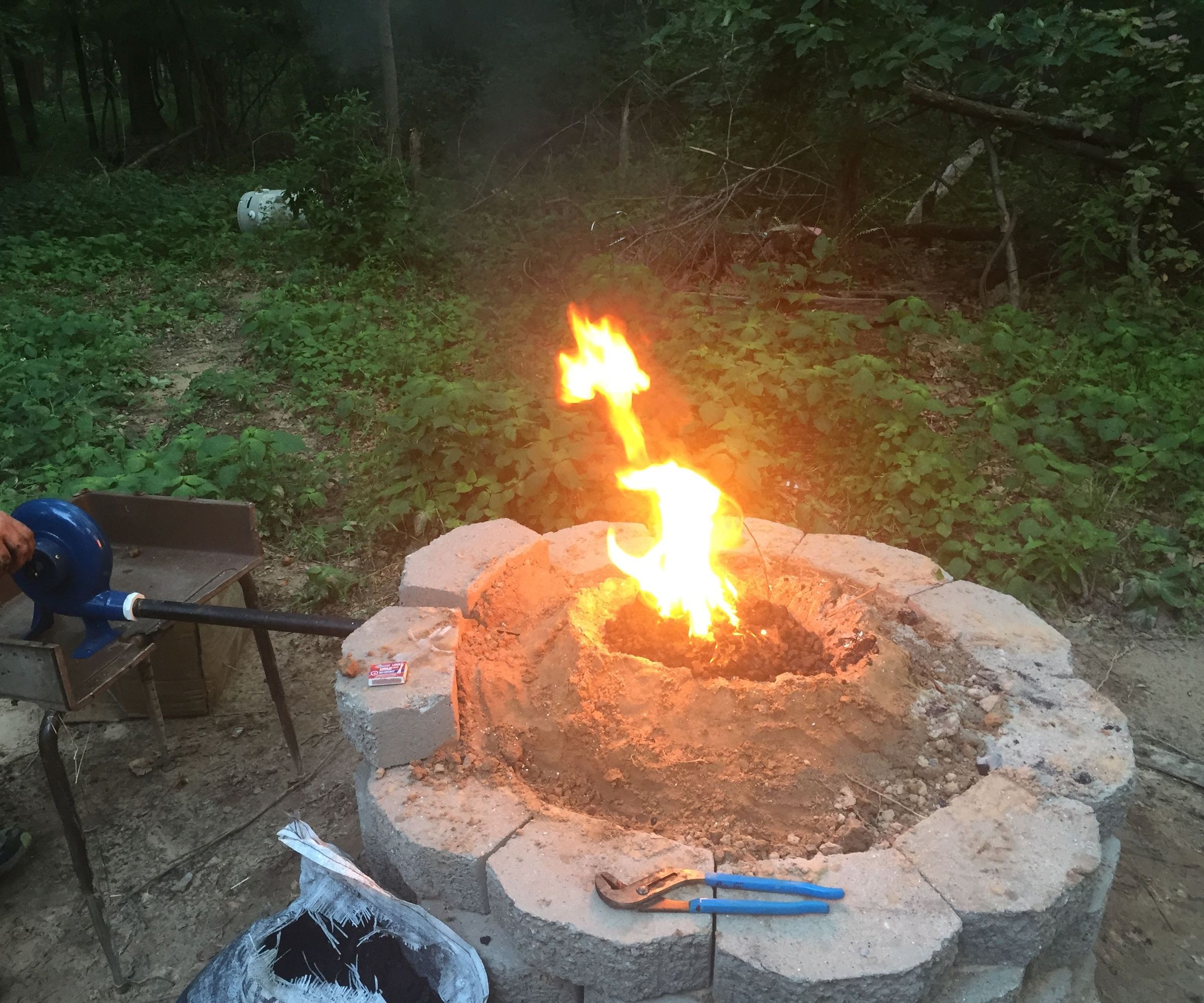 How to Create a Homemade Ground Forge