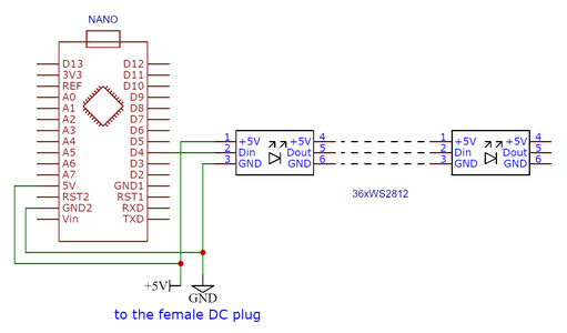 A Minimalist LED Lamp : 7 Steps (with Pictures) Circuit Diagram