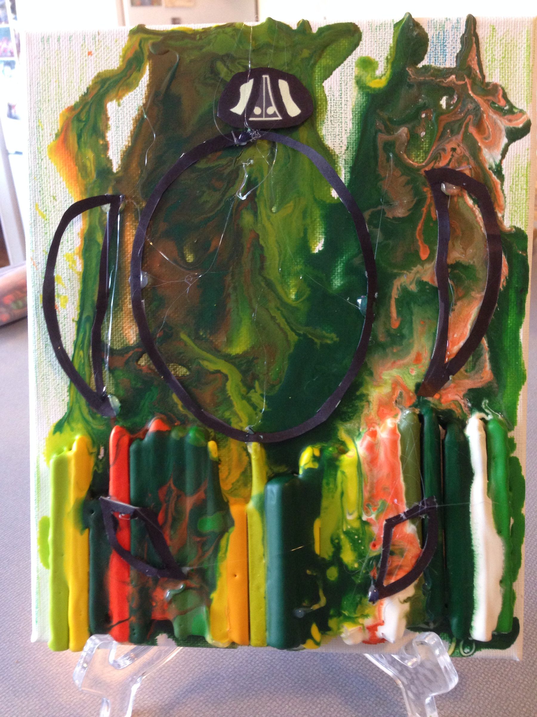 Melted Crayon Art