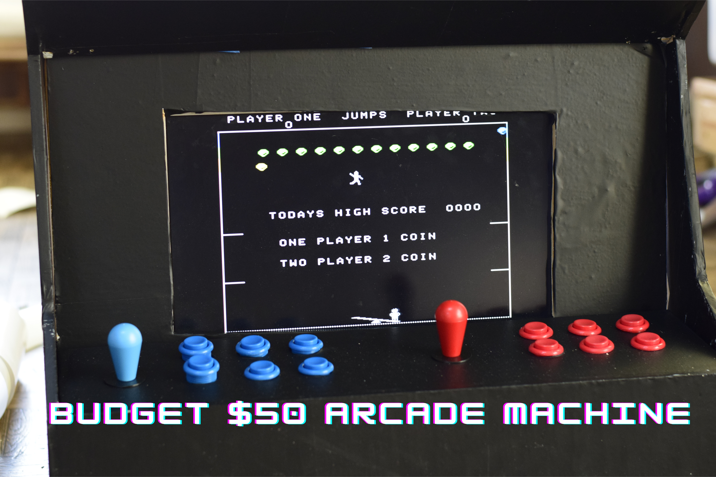 Extremely Cheap 2-Player Bartop Arcade Machine! (Only $50!)