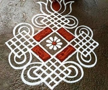 Traditional Kolam Is Ready