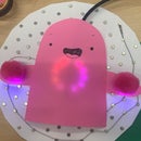 Happy Ghost Lightup Card