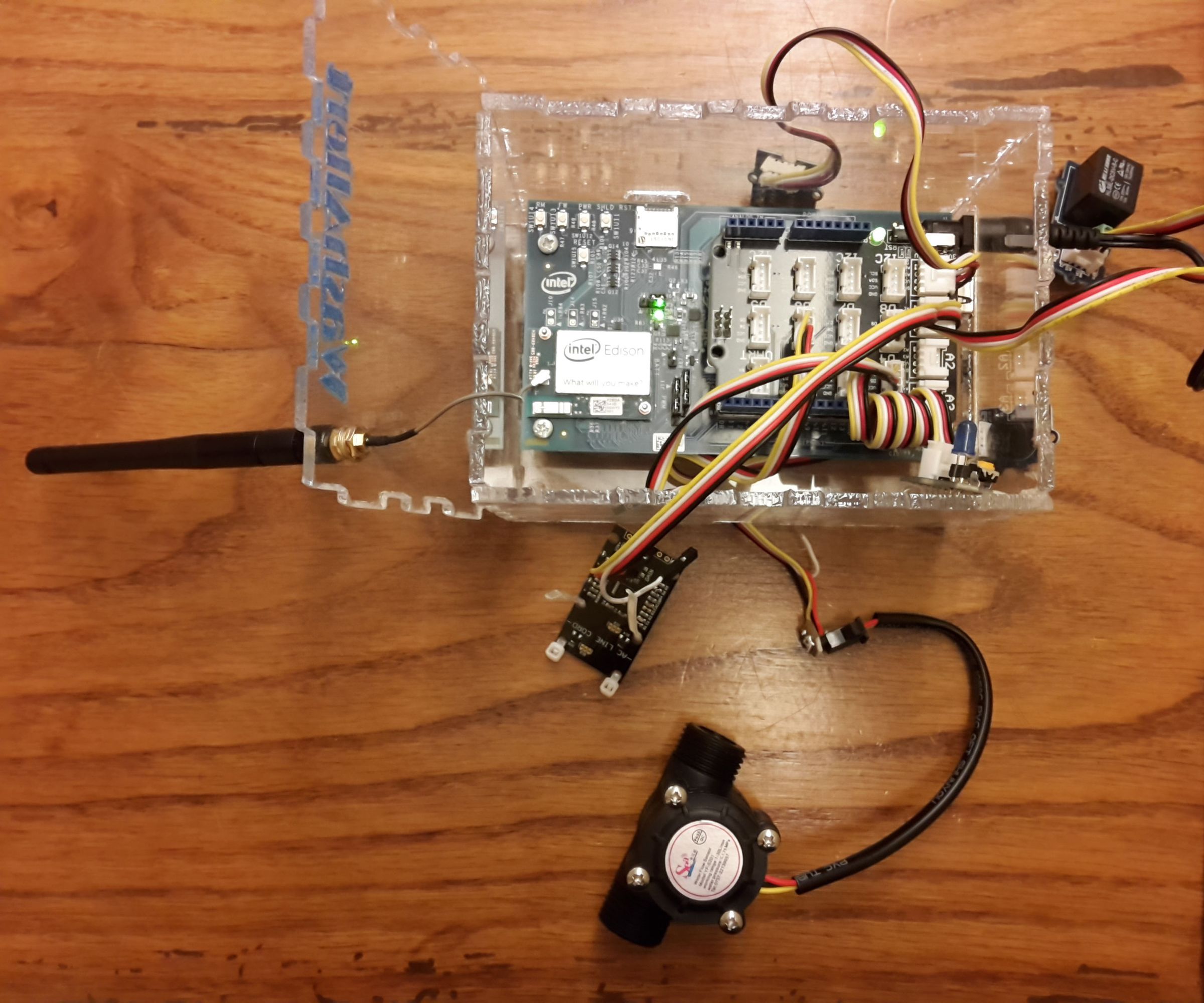 Wash Alert With Intel Edison