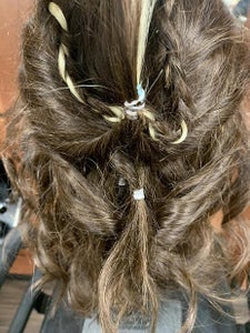 Continue the Half-Up-do