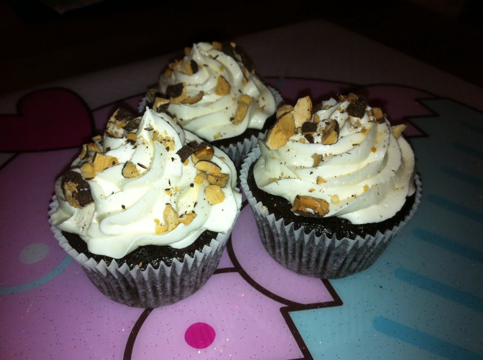 Chocolate Almond Cupcakes
