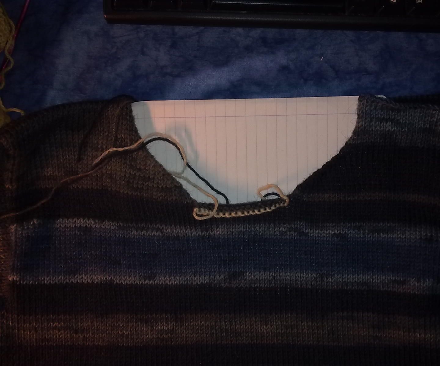 How to Divide Work on Knitting Machine