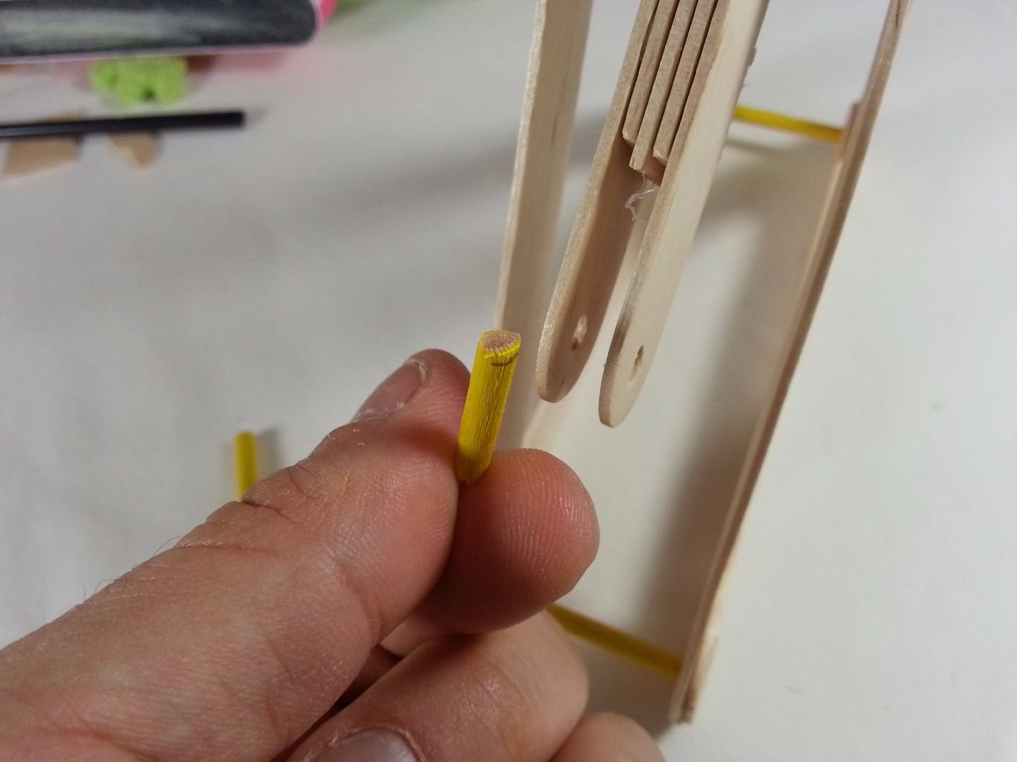 Catapult Made With Tongue Depressors and Rubber Bands : 8 Steps (with ...