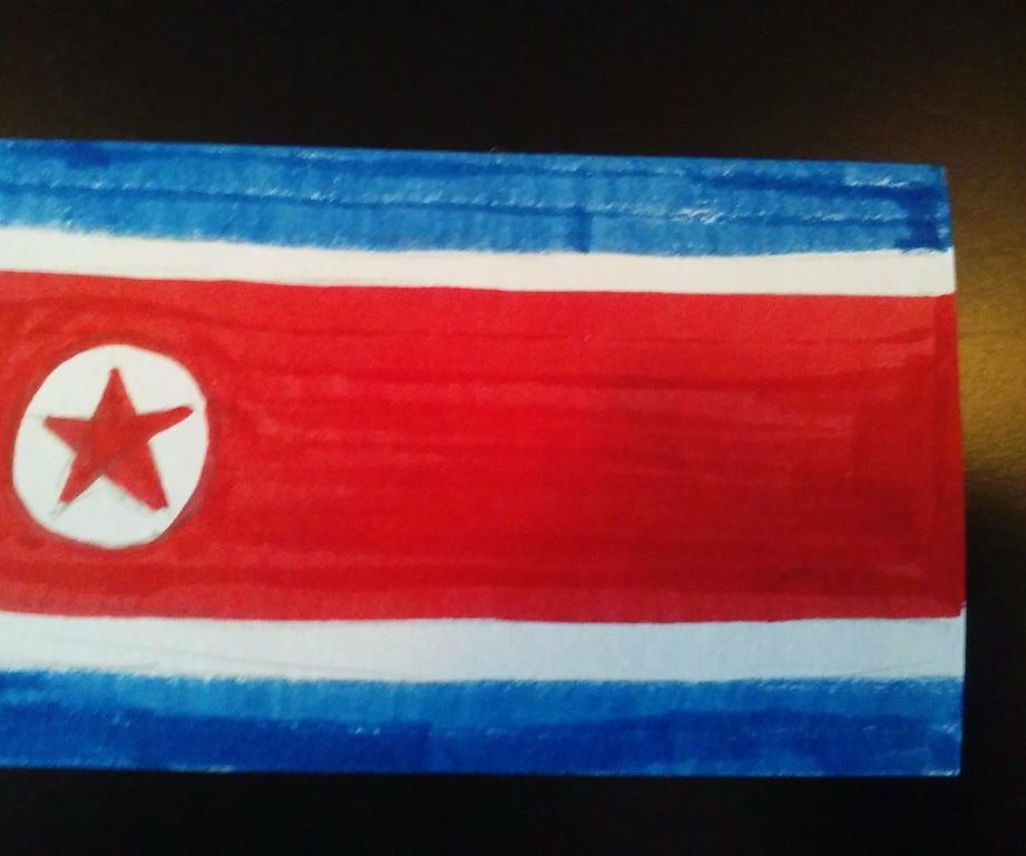 DIY Flag Art: North Korea