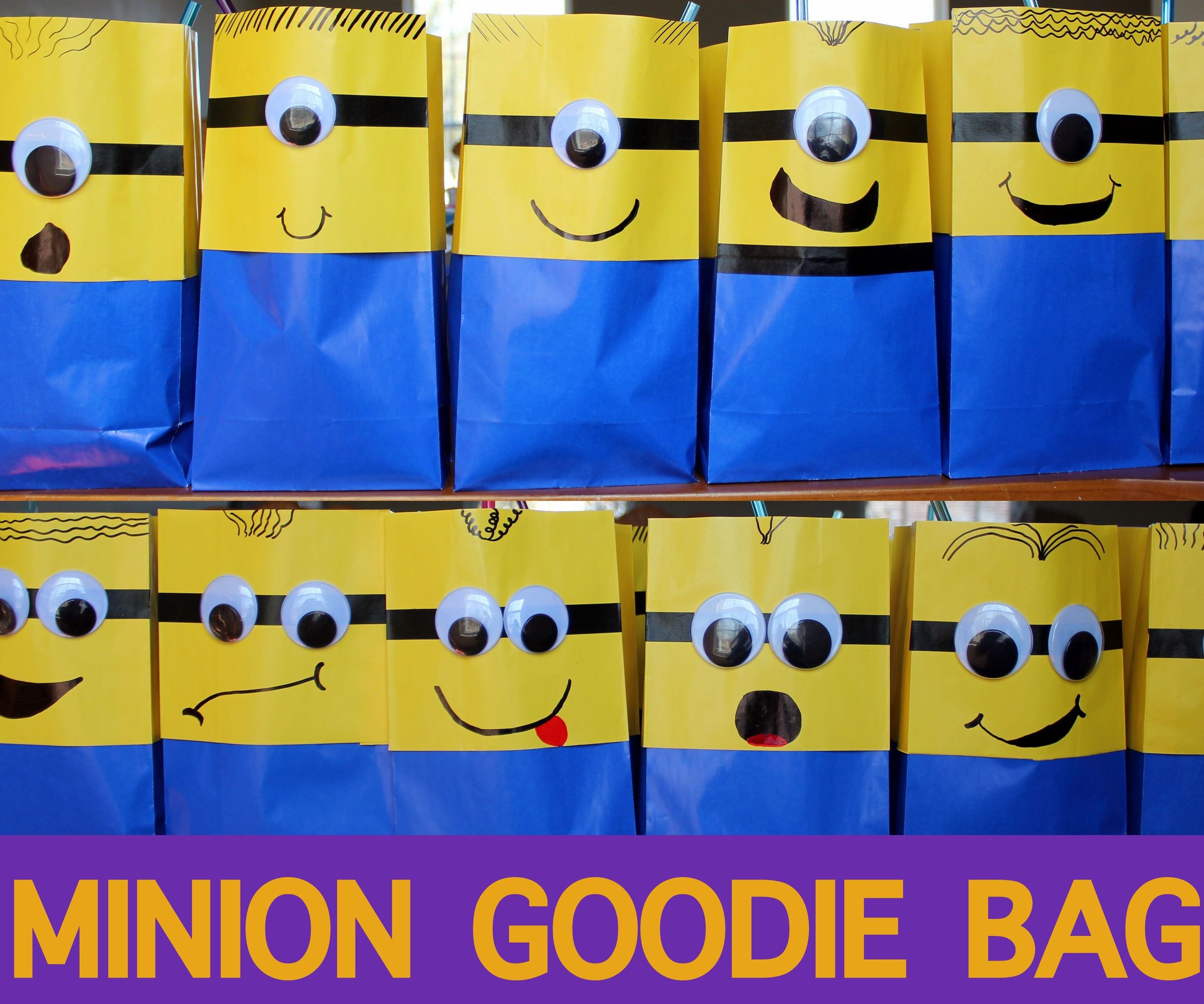 Minion Goodie Bags From Despicable Me