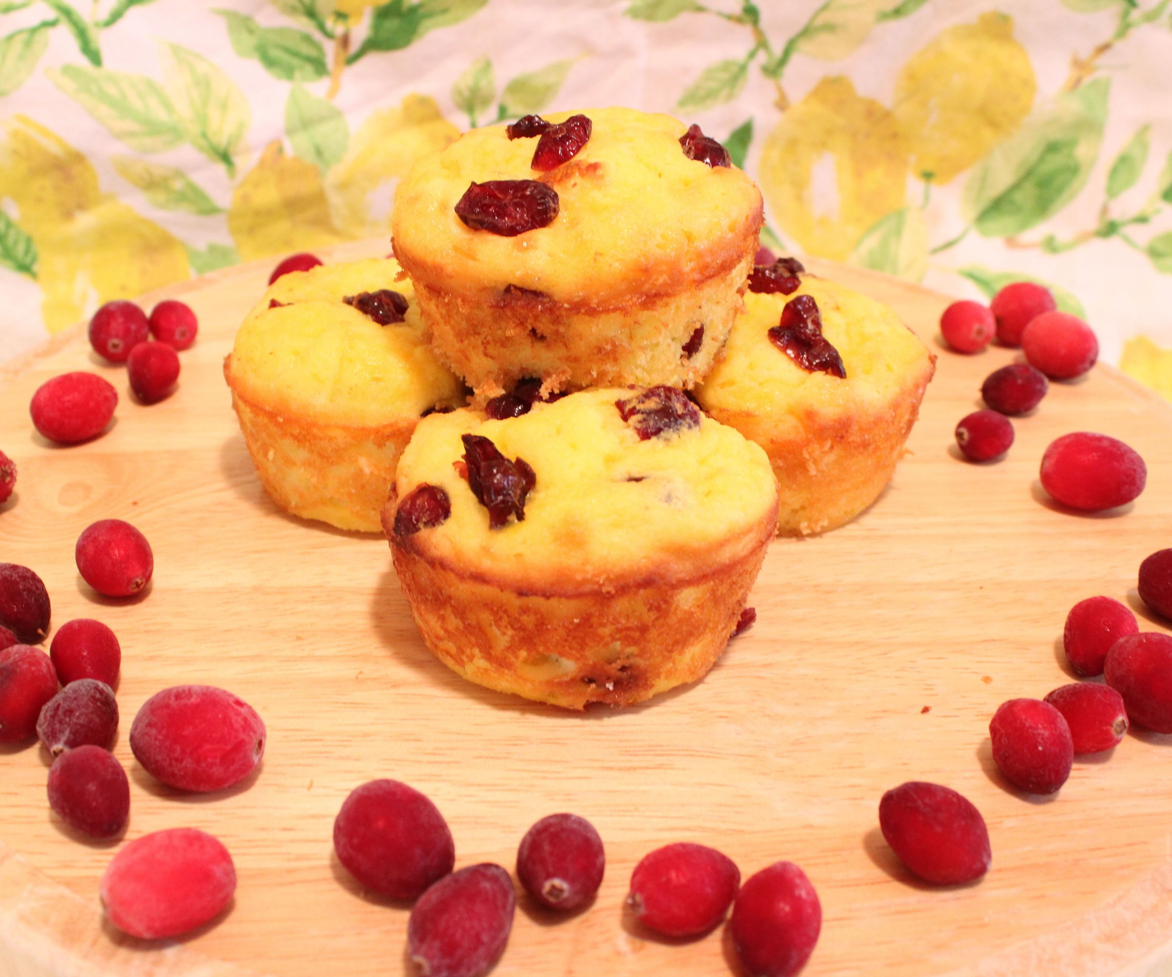 Cranberry Lemon Muffins (Secretly Healthy!)