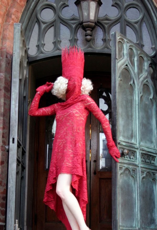 Lady GaGa Red Lace Costume