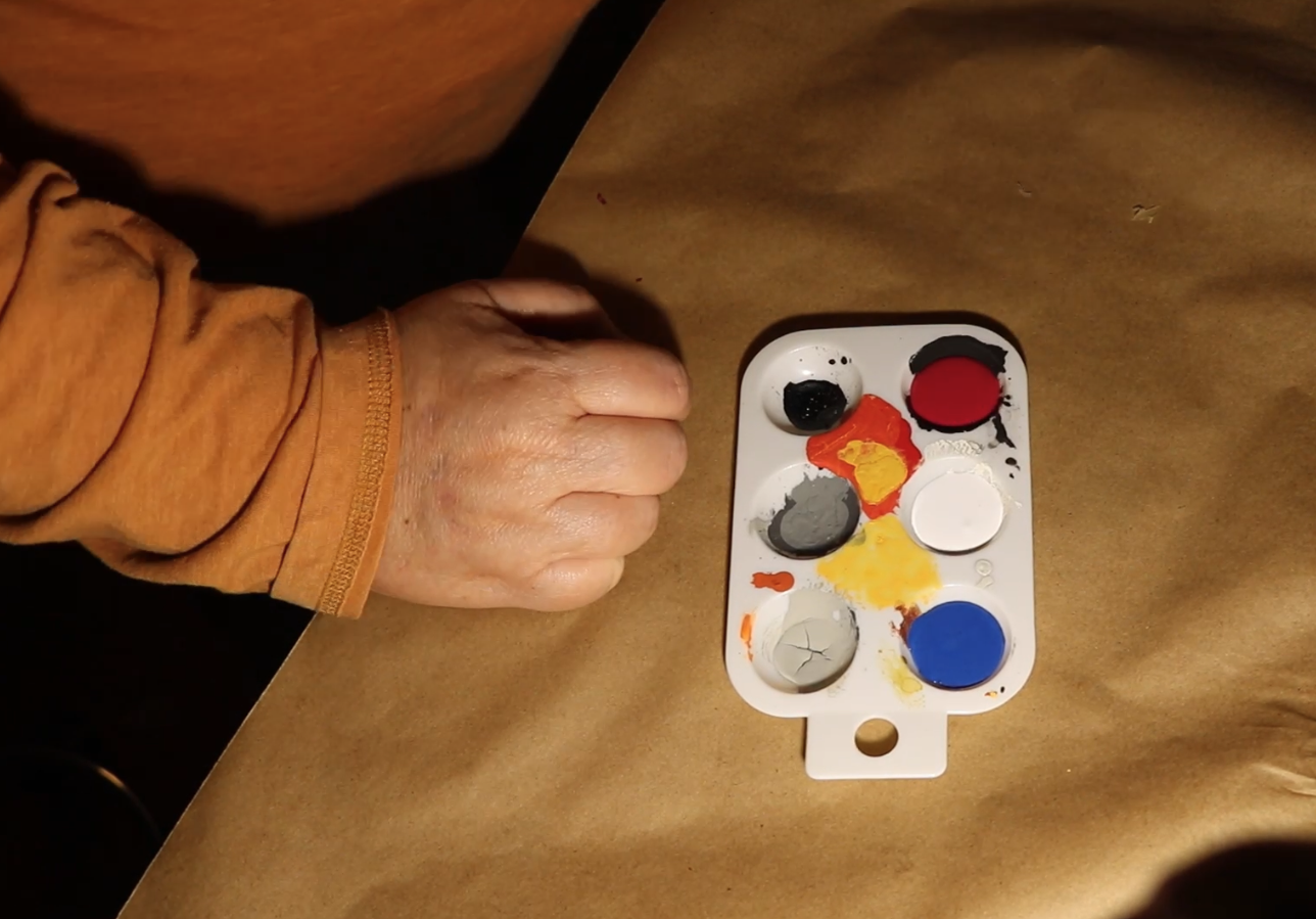 Sand and Paint